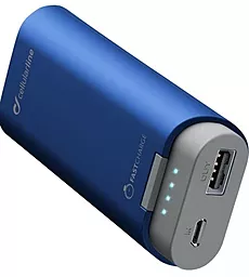 Повербанк CellularLine FreePower 5200 mAh Blue (FREEP5200B) - фото Повербанк CellularLine FreePower 5200 mAh Blue (FREEP5200B)