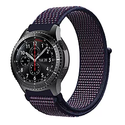 Змінний ремінець для розумного годинника Nylon Style для Huawei Watch GT/GT 2 46mm/GT 2 Pro/GT Active/Honor Watch Magic 1/2/GS Pro/Dream (705876) Deep Blue