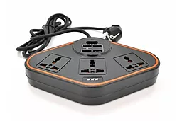 Сетевой фильтр (удлинитель) Voltronic BKL-07B/18762 3 роз, 4USB, 2м чёрный
