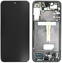 Дисплей Samsung Galaxy S22 Plus S906 с тачскрином и рамкой, сервисный оригинал, Black