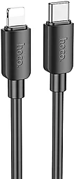 Кабель Hoco X96 Hyper USB Type-C - Lightning 20w 2.4a 1м PD сable Black - фото Кабель Hoco X96 Hyper USB Type-C - Lightning 20w 2.4a 1м PD сable Black