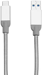 USB Кабель Verbatim USB 3А 0.3M USB Type-C Cable Silver