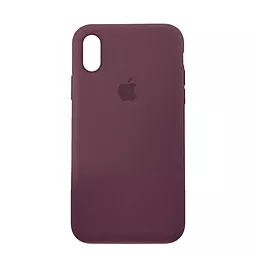 Чехол Silicone Case Full для Apple iPhone XR Maroon