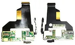 Шлейф HTC P3700 Diamond c камерою, динаміком, бічними клавішами і компонентами