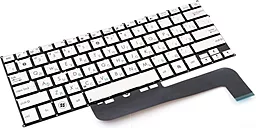Клавіатура для ноутбуку Asus UX21A UX21E без рамки 0KNB0-1100RU00 срібляста