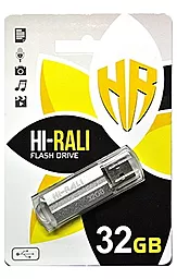 Флешка Hi-Rali 32GB Corsair Series USB 2.0 (HI-32GBCORSL) Silver