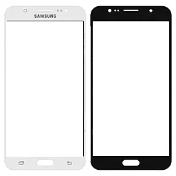Корпусное стекло дисплея Samsung Galaxy J7 J710F, J710FN, J710H, J710M 2016 (с OCA пленкой), оригинал, White