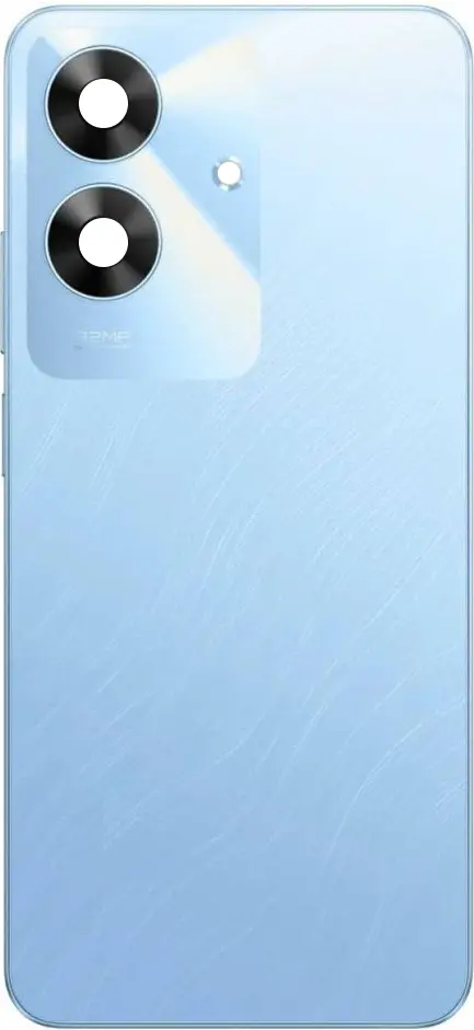 Задняя крышка корпуса Realme Note 60, со стеклом камеры, Original Voyage Blue - фото 1