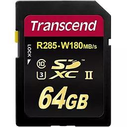 Карта пам'яті Transcend SDXC 64GB Ultimate Class 10 UHS-II U3 (TS64GSD2U3) - фото Карта пам'яті Transcend SDXC 64GB Ultimate Class 10 UHS-II U3 (TS64GSD2U3)