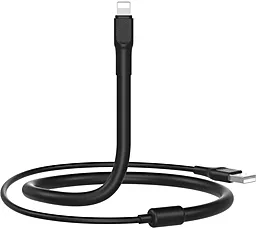 USB Кабель-перехідник XO NB195 1.2m Lightning Cable Black