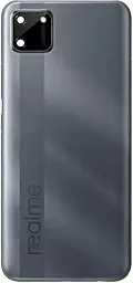 Задняя крышка корпуса Realme C11 2021 со стеклом камеры Cool Grey - фото Задняя крышка корпуса Realme C11 2021 со стеклом камеры Cool Grey