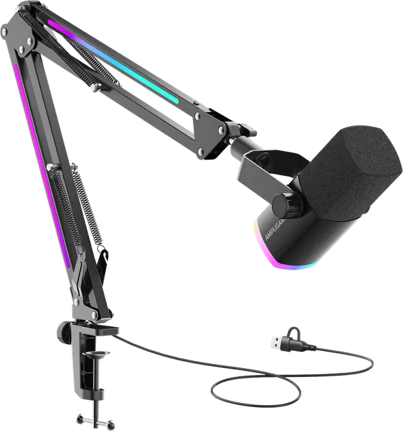 Мікрофон Fifine AM8PROT USB/XLR  Black - фото 2