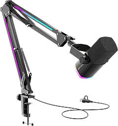 Мікрофон Fifine AM8PROT USB/XLR Black - мініатюра 2 Мікрофон Fifine AM8PROT USB/XLR Black - мініатюра 2