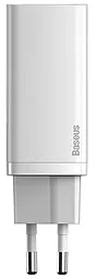 Мережевий зарядний пристрій з швидкою зарядкою Baseus GaN2 Lite Quick Charger 65W USB-A-C White (CCGAN2L-B02) - мініатюра 4