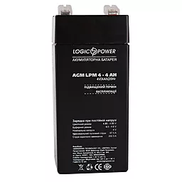 Акумуляторна батарея Logicpower 4V 4 Ah (LPM 4 - 4 AH) AGM