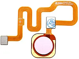 Шлейф Xiaomi Redmi Note 6 Pro со сканером отпечатка пальца Rose Gold