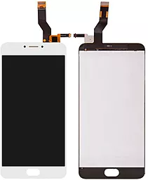 Дисплей Meizu M3 Note (L681H) с тачскрином, White - фото Дисплей Meizu M3 Note (L681H) с тачскрином, White