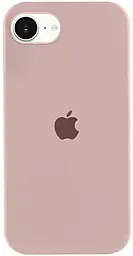 {"ru": "Чехол", "uk": "Чохол"} Silicone Case Full для Apple iPhone 16e, iPhone 17e   Pink Sand