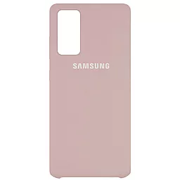 Чехол Epik Silicone Cover (AAA) Samsung G780 Galaxy S20 FE Pink Sand