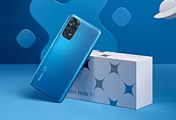 Смартфон Xiaomi Redmi Note 11 4/128GB NFC Fan Edition Blue - миниатюра 3 Смартфон Xiaomi Redmi Note 11 4/128GB NFC Fan Edition Blue - миниатюра 3