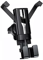 Держатель Usams ZJ058 Retrachable Gravity Car Holder Black - фото Держатель Usams ZJ058 Retrachable Gravity Car Holder Black