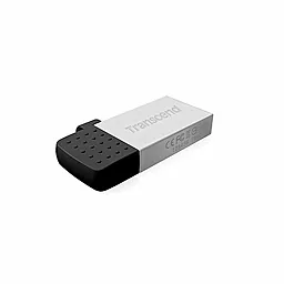 Флешка Transcend JetFlash OTG 380 16GB Silver (TS16GJF380S) - фото Флешка Transcend JetFlash OTG 380 16GB Silver (TS16GJF380S)