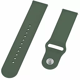 Сменный ремешок для умных часов Xiaomi Amazfit Bip/Bip Lite/Bip S Lite/GTR 42mm/GTS/TicWatch S2/TicWatch E (706202) Pine Green