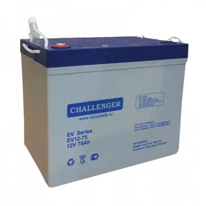 Акумуляторна батарея Challenger 12V 75Ah (EVG12-75) - фото 1