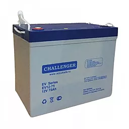Аккумуляторная батарея Challenger 12V 75Ah (EVG12-75) - фото Аккумуляторная батарея Challenger 12V 75Ah (EVG12-75)