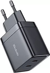 Сетевое зарядное устройство McDodo 40W GaN 2xUSB-C Black (CH-2501) - миниатюра 2