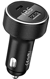 Автомобильное зарядное устройство Remax Salo Series 58.5w PD USB-C/USB-A ports charger black - фото Автомобильное зарядное устройство Remax Salo Series 58.5w PD USB-C/USB-A ports charger black