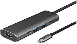 USB Type-C хаб Chieftec 5-in-1 USB3.0 black (DSC-502)