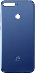 Задняя крышка корпуса Huawei Y6 2018 с логотипом "Huawei" Original Blue - фото Задняя крышка корпуса Huawei Y6 2018 с логотипом "Huawei" Original Blue