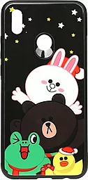 Чехол TOTO Cartoon Print Glass Huawei P Smart Z Line friends all about (F_93293)