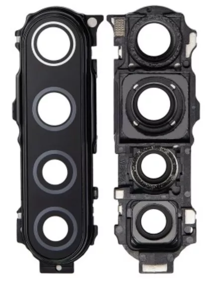 Стекло камеры Xiaomi Redmi Note 8 / Redmi Note 8 2021 / Redmi Note 8T в рамке Black - фото 1