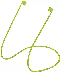 Силиконовый чехол и ремешок для Apple Airpods Green - мініатюра 4