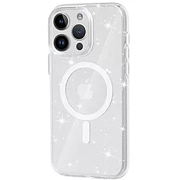 Чохол Epik Galaxy Sparkle MagFit для Apple iPhone 13 Pro Max Clear+Glitter