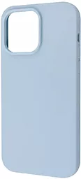 Чехол Wave Full Silicone Cover для Apple iPhone 14 Plus, iPhone 15 Plus Gray Blue