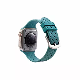 Сменный ремешок для умных часов Apple Watch Grid Weave 42/44/45/49mm Sierra Blue