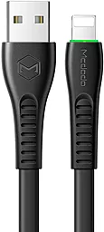 Кабель McDodo Flying Fish LED USB-A - Lightning 10w 1.2м cable Black (CA-6361) - фото Кабель McDodo Flying Fish LED USB-A - Lightning 10w 1.2м cable Black (CA-6361)
