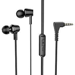 Наушники Hoco M86 Oceanic universal earphones Black