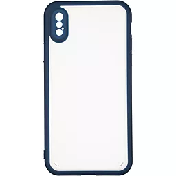 Чехол Gelius Bumper Mat Case New для iPhone X, iPhone XS  Blue
