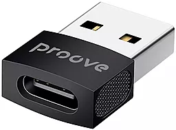 Адаптер-перехідник Proove Extension M-F USB-A -> USB Type-C Black - мініатюра 3