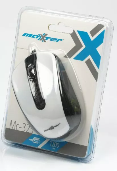 Компьютерная мышка Maxxter Mc-325 White - фото 4