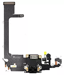 Нижний шлейф Apple iPhone 11 Pro с разъемом зарядки, микрофоном Original Matte Space Gray