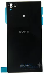Задняя крышка корпуса Sony Xperia Z1S C6916 со стеклом камеры Black