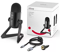 Микрофон Fifine K678 Black - миниатюра 6