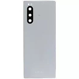 Задняя крышка корпуса Sony Xperia 5 J9210 со стеклом камеры Original Grey - фото Задняя крышка корпуса Sony Xperia 5 J9210 со стеклом камеры Original Grey