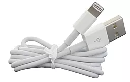 USB Кабель Apple iPhone Lightning to USB 2.0 (MD818) Всі версії iOS! White - мініатюра 4
