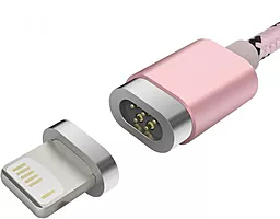 USB Кабель Baseus Magnetic Data Cable Lightning Rose Gold (CAMCLH-ALF0R) - мініатюра 2